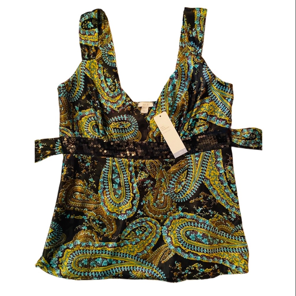 NWT Sequined Tank Top Sz: S